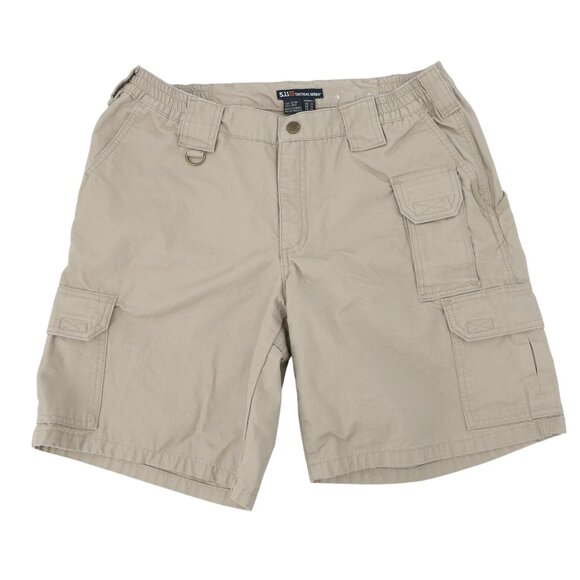 5.11 Tactical Khaki Beige Canvas Cargo Shorts Women's 12 - Picture 1 of 3